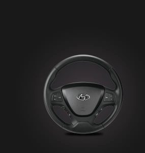 Vô lăng bọc da i10 hatback