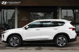 Santafe máy xăng đặc biệt 2019 màu trắng