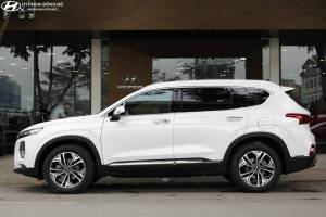 santafe 2019 máy xăng bản cao cấp nhìn ngang